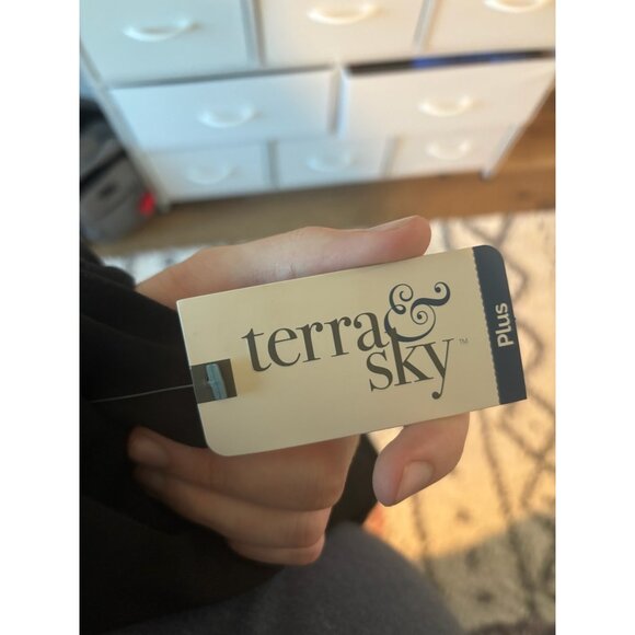 Terra & Sky NWT Plus Size 3X Black Sweatshirt Long Sleeve Pullover Top - Picture 6 of 8